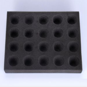 Lightweight Recyclable EPE Foam Box , Black High Density Foam Molding