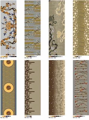China factory printed Axminster material Hallway carpet for hotel