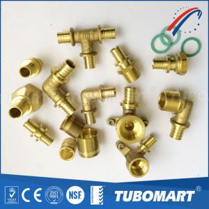 Wholesale Plumbing Brass Pex Sliding Fitting 1/2 Inch 3/4 Inch 1 Inch Pex Pipe Tee from china suppliers