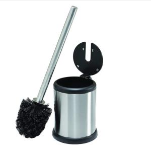 Wholesale Special Design Toilet Brush And Holder Toilet Brush Set Compact With Self Closing Lid Bucket from china suppliers