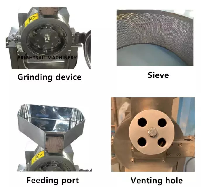 <10mm Ultrafine Chili Powder Grinder Machine Hammer Mill