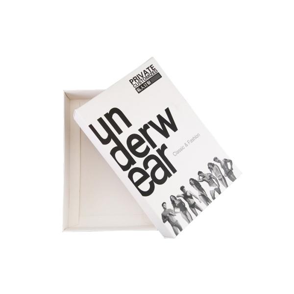 Quality Custom White Paperboard Boxes With Lid Folding Clothing Packaging Boxes for sale