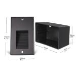 SMD 6W LED Recessed Wall Light IP65 Buried Floor Lamp Outdoor LED Step Lights