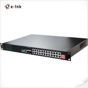 Wholesale Industrial L2+ Rackmount 24-Port 10/100/1000T + 4-Port 1000X SFP Managed Ethernet Switch from china suppliers