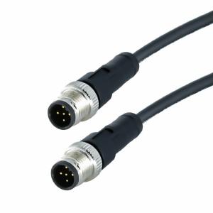 Wholesale Industrial M12 Waterproof Cable Connector 3 - 17 Position A B D X Coding Male / Female from china suppliers
