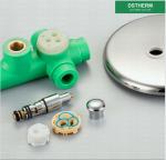 Cold and Hot Water Plastic Ppr With Brass parts Four Ways Ppr Mixer Shower Valve