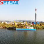 US Currency Customized Diesel Engine Cutter Suction Dredging Sand Boat 230t