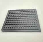 Durable Chamfer IC Chip Tray Anti-Static And High-Density Waffle Pack Used In