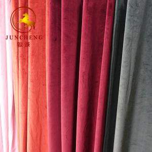 China China factory Luxury Super Soft blackout Velvet Curtain for Living Room on sale