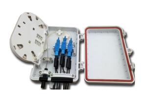 Wholesale Wall - mounted 4port FTTH customer terminal box with SC Adapters from china suppliers