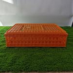 Sturdy Poultry Transport Cage Secure Locking System Easy To Clean Chicken Farm