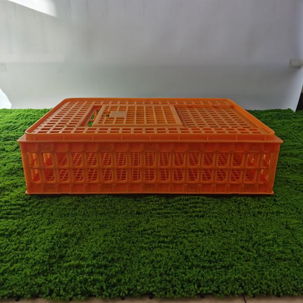 Sturdy Poultry Transport Cage Secure Locking System Easy To Clean Chicken Farm