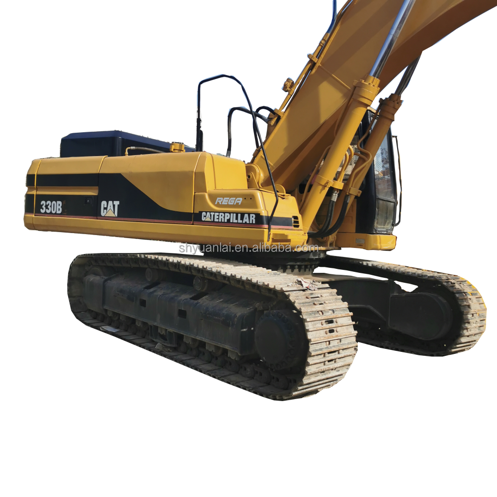 Strong Power Used CAT330B Excavator with Original Hydraulic Valve and Soft Steel Design