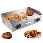Countertop Electric Commercial Griddle with Customized Logo Acceptable 8mm