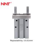 0.01-0.02mm Parallel Pneumatic Gripper M3x0.5 / M5x0.8 Pipe Size