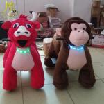 Hansel indoor mall plush walking horse toy unicorn motorized animal car