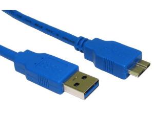 Wholesale Blue Round USB3.0 A Male to Micro Charge Cable from china suppliers