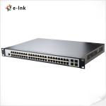 L2+ Managed Switch with 48 10/100/1000T 802.3at PoE Ports + 4 100/1000X SFP