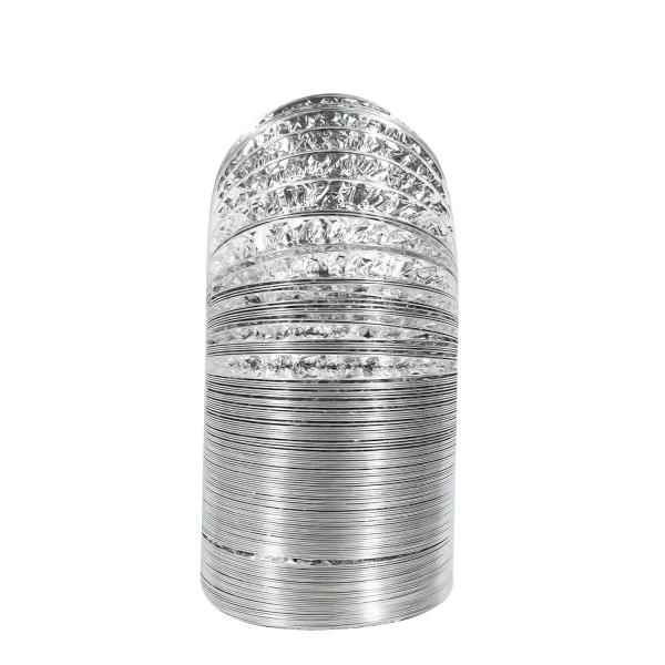 Flexible Duct Cold Air Intake Pipe for HVAC System 8 Inch Aluminium Foil Plastic