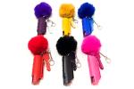 Colorful 3.5*95mm 20ML Pepper Spray Alarm Keychain With Quick Release