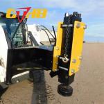 OEM Post Driver Yakai CTHB Hydraulic Pile Driver Post Hammer Mounted On Skid