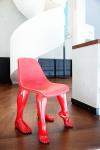 Pharrell'S Perspective Fiberglass Dining Chair For Office / Home Use