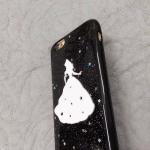 Soft TPU Small Star Space Snow White Princess Pasted Cell Phone Case Cover for