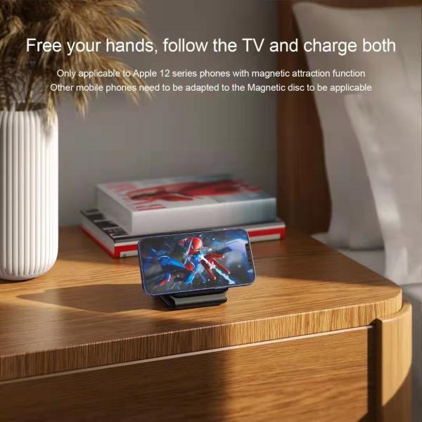 Customized 3 In 1 Wireless Charging Station Magnet Qi Fast Charging Folding