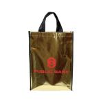 Custom Printing Metallic Lamination PP Woven Reusable Tote Shopping Bags with