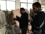 bathtub moulds making skills training--customer from Algeria