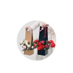 UV Printing Kraft Paper Takeaway Box For Flower Packaging
