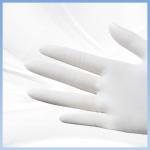 Laboratory Medical Exam Gloves Disposable White Synthetic Nitrile Gloves