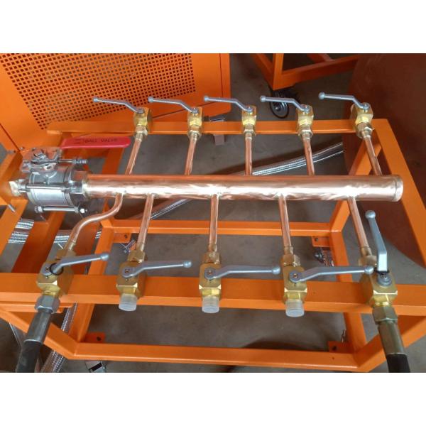 One Turn Multi Gas Distributor, With 1 Inlet And 3 Outlets, Multi Channel Converter