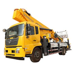 Wholesale Customized Diesel Telescopic Boom Bucket Truck Aerial work Truck High-altitude Operation Truck from china suppliers