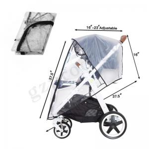 Wholesale PVC Stroller Rain Cover Universal Stroller Accessory Baby Travel Weather Shield Windproof Protect From Dust from china suppliers