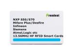 Custom NFC Contact And Contactless Smart Rewritable Id Rfid 13.56 Mhz HF Card