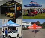 Red 10x10ft Easy Folding garden Pop Up Gazebo Tent Dye Sublimation Printing