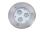 High Power LED Underground Light 3W / 9W With 316 Stainless Steel Front Cover