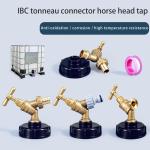 Umetass 1/2" Brass Valve Sand-cast Water Taps Horse Head Tap for Polished Faucet