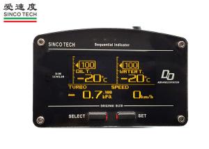 Wholesale Black Color Car Boost Gauge / Turbo Boost Meter OLED Screen For Cars DO 907 from china suppliers