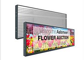 China Ultra Wide Bar Stretched LCD Display / LCD Bar Display For Supermarket Shelf on sale