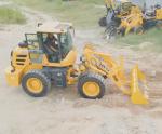 3500MM Compact Articulated Wheel Loader Cycle Time Less Than 7s Front End Shovel