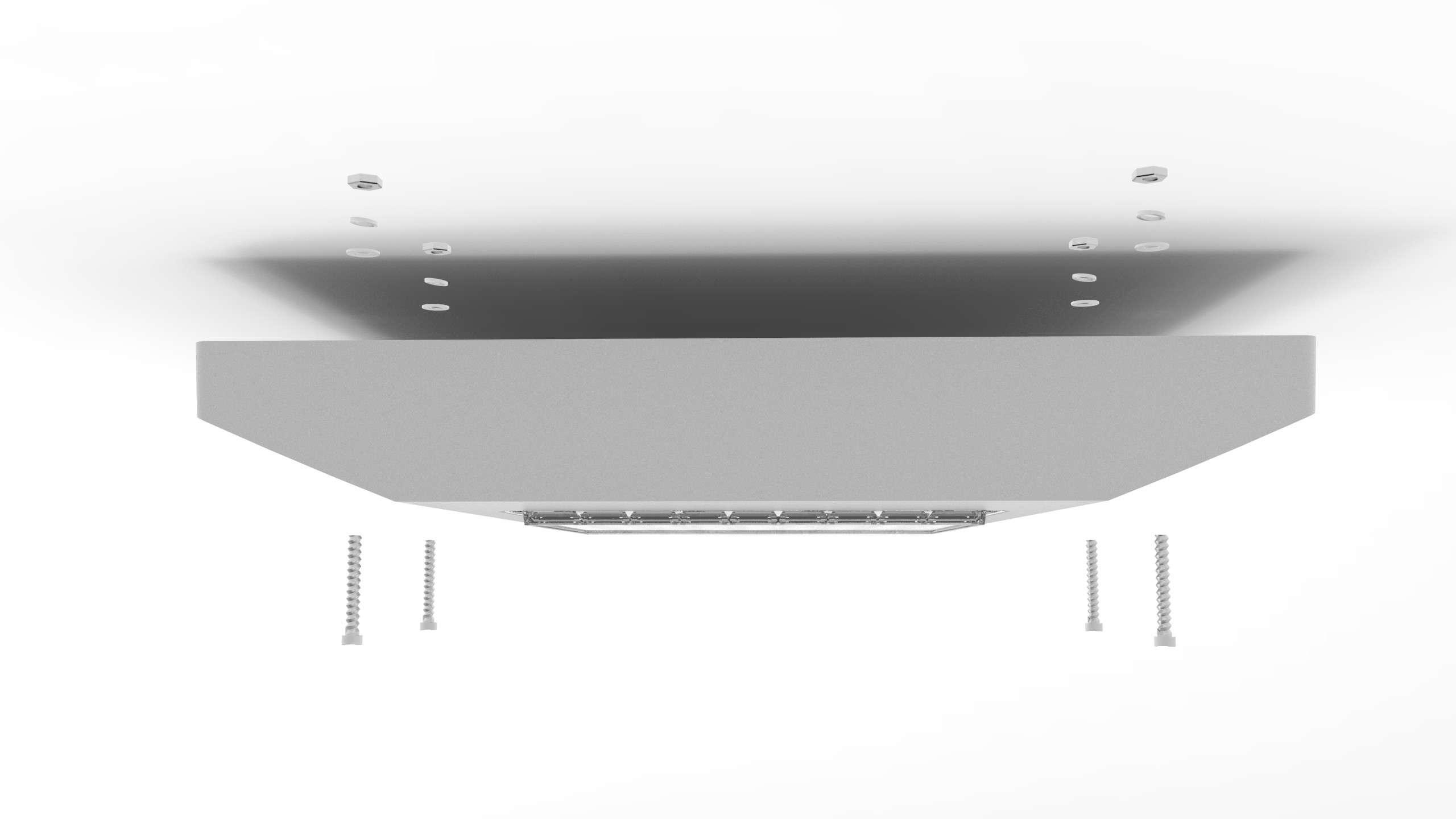 CE EMC LVD RoHS Certificated IP66 LED Canopy Lights For Gas Station