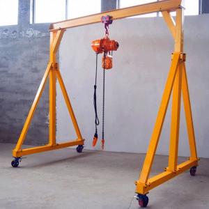 Wholesale Adjustable Height 3.5t Small Portable Gantry Crane Working Class A3 from china suppliers