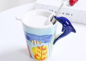 Wholesale Dolphin 450CC Handmade 15 Oz 3D Ceramic Mugs from china suppliers