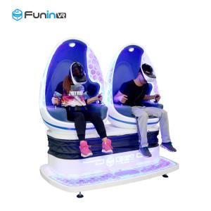 Wholesale Two Seats Motion Chair Cinema 9D Virtual Reality Game Machine Blue With White Color from china suppliers