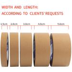100% Recyclable Biodegradable Reinforced Paper Packing Tape Carton Sealing