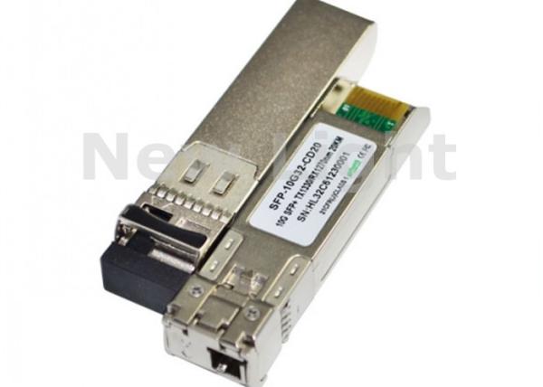 Single Fiber Channel 10G Fiber Optic Transceiver / SFP LC Transceiver For