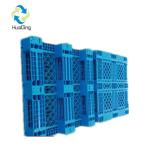 Heavy Duty 1000*1000 Four Way Entry Single Face Grid 6 Runner Plastic Pallet