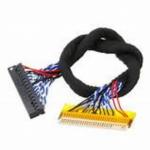 AWG26-28 LVDS Cable With UL VW-1 Flammability Rating And Dielectric Strength